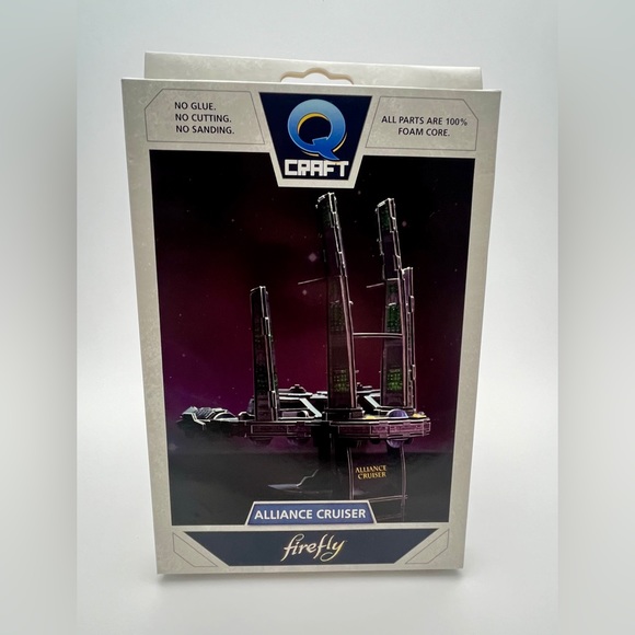 Serenity/Firefly “Q-Craft” cardboard cutouts ”Serenity” & “Alliance Cruiser”✨ - Picture 4 of 6
